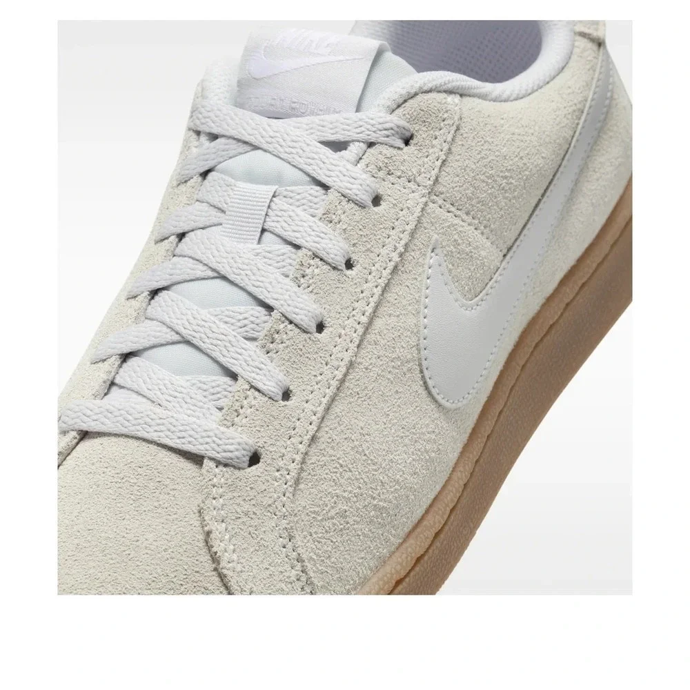 Nike Court Royale Womens Sz 12 Suede Pure Platinum Grey 916795-001 Sneakers NEW
